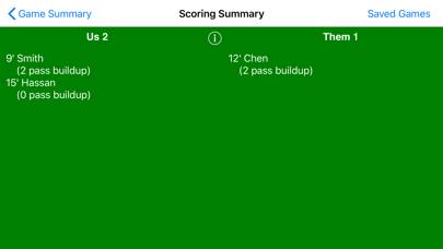 SoccerMeter App-Screenshot