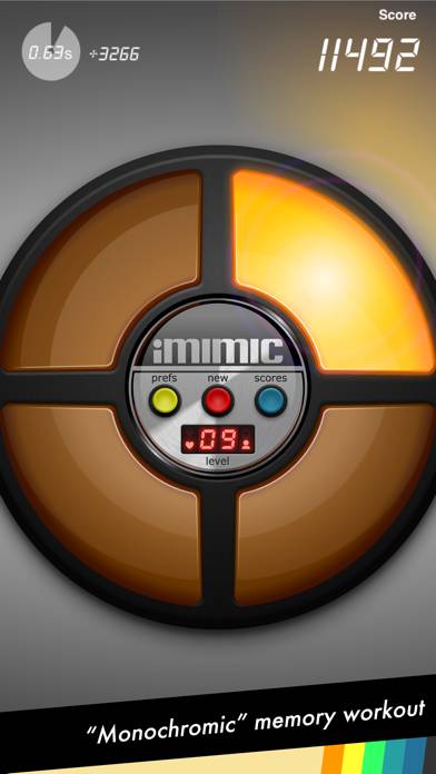 IMimic: 80's Vintage Electronic Memory Game Captura de pantalla de la aplicación #3