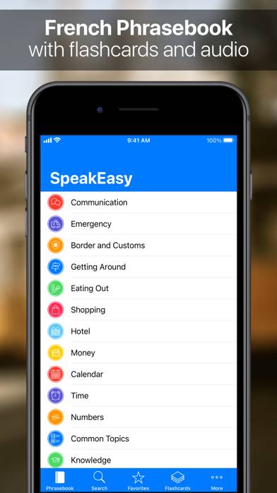 SpeakEasy French Pro App skärmdump #1