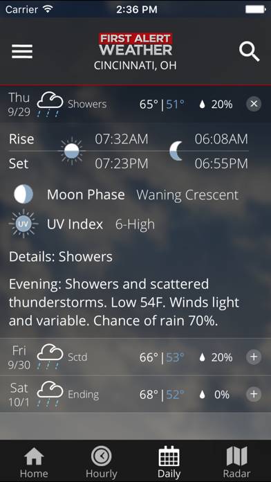 FOX19 First Alert Weather App screenshot