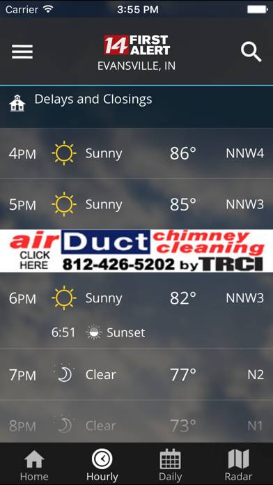 14FirstAlert Weather TriState App screenshot