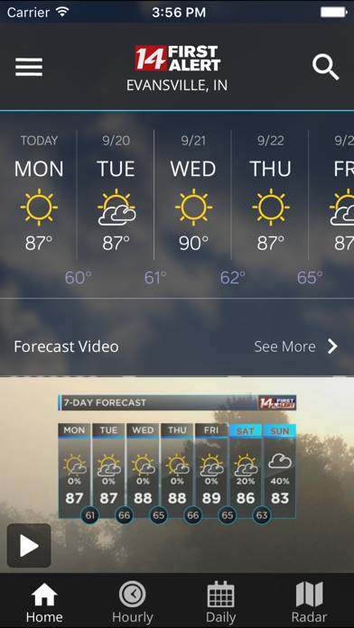 14FirstAlert Weather TriState App screenshot