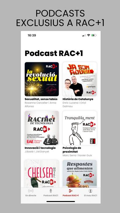 RAC1 Oficial Captura de pantalla de la aplicación #3