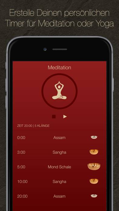 I-Qi clock & meditation timer Captura de pantalla de la aplicación #4