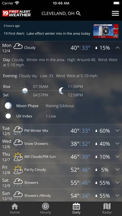 Cleveland19 FirstAlert Weather App screenshot #3