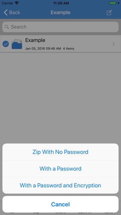 IZip – Zip Unzip Unrar Captura de pantalla de la aplicación #4