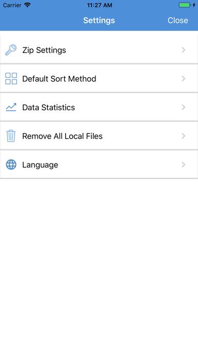 IZip – Zip Unzip Unrar Captura de pantalla de la aplicación #6