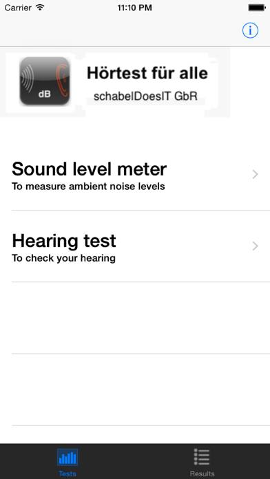 HearingTest4All Captura de pantalla de la aplicación #1