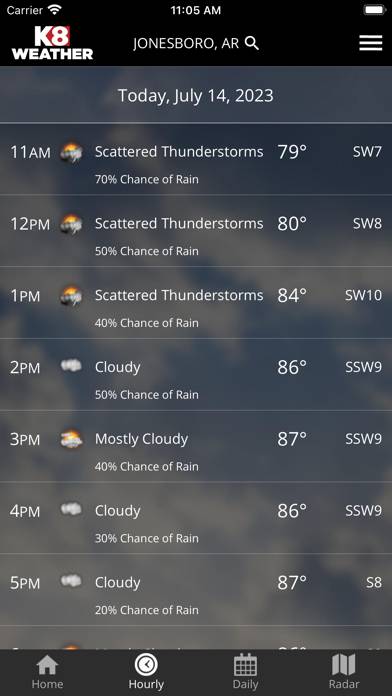 KAIT Region 8 Weather App screenshot #2