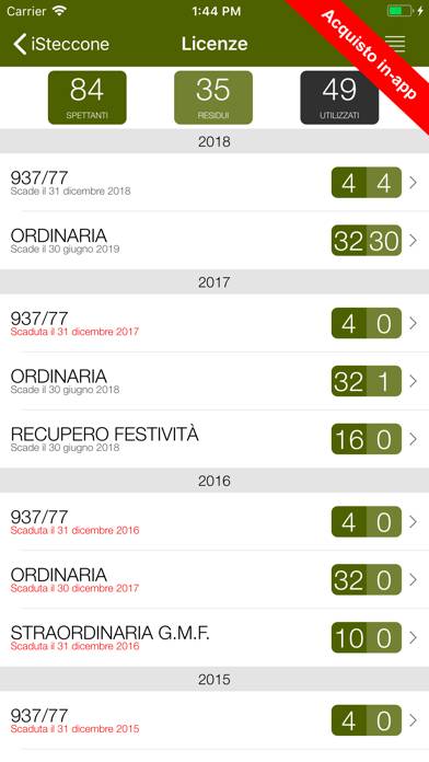 ISteccone Schermata dell'app