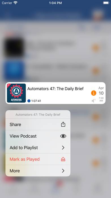 ICatcher! Podcast Player Скриншот приложения #4
