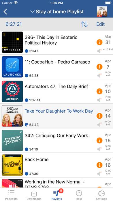 ICatcher! Podcast Player Schermata dell'app #5