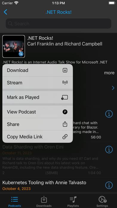 ICatcher! Podcast Player Captura de pantalla de la aplicación #6