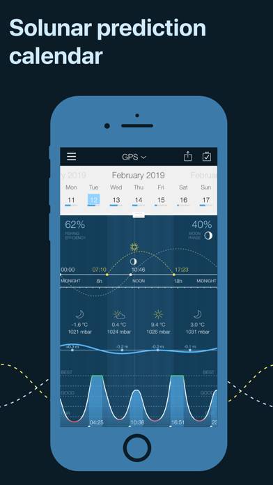 Fishing Calendar, Fish Finder Schermata dell'app #1