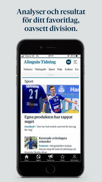 Alingsås Tidning App screenshot