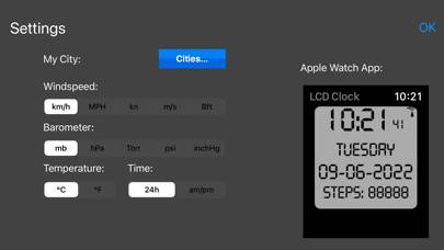 LCD-Clock App-Screenshot #2