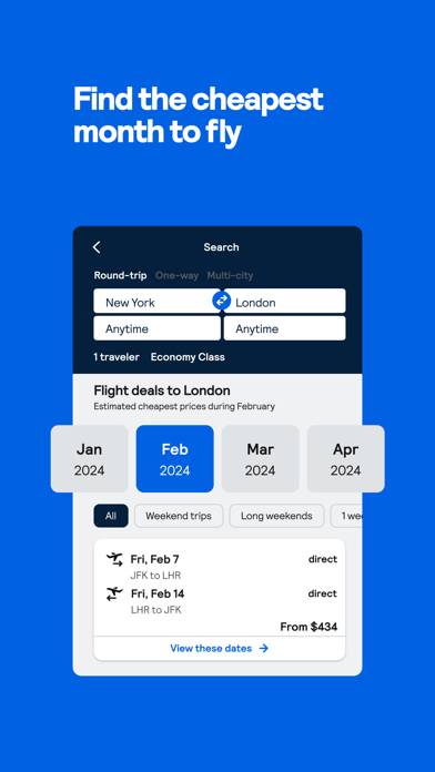 Skyscanner – travel deals Uygulama ekran görüntüsü #3