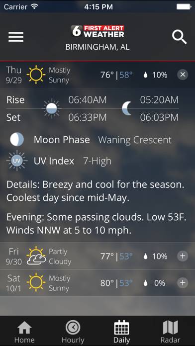 WBRC First Alert Weather App screenshot #4