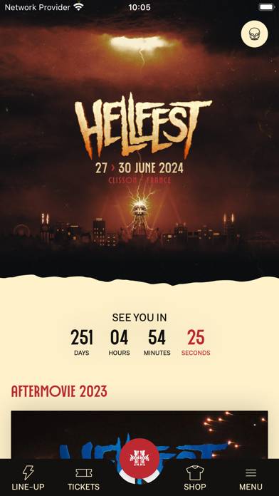 Hellfest 2024 Capture d'écran de l'application #1