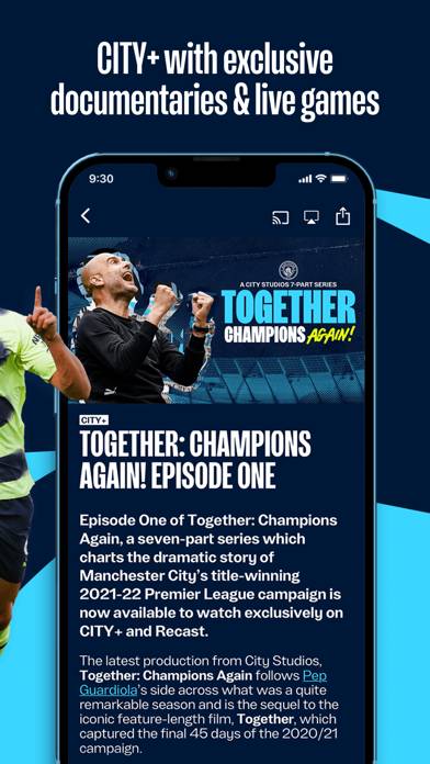 Manchester City Official App Captura de pantalla de la aplicación #3