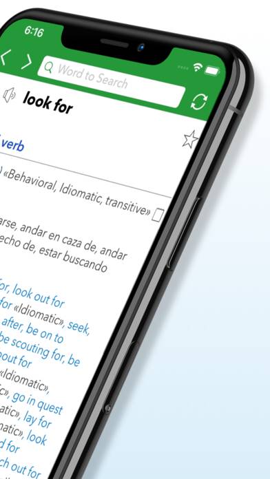 English Spanish Dictionary G. Captura de pantalla de la aplicación #2