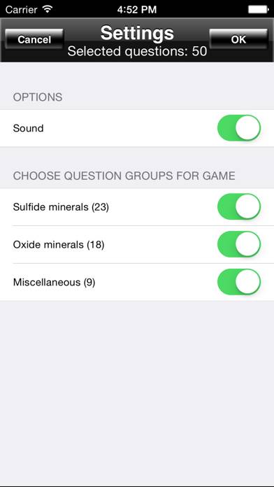 Mineral Quiz App-Screenshot #2