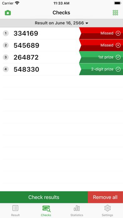 Lottery (Thai) Schermata dell'app #5