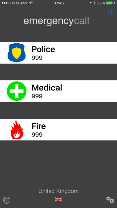 Emergency Call Anywhere App-Screenshot #1