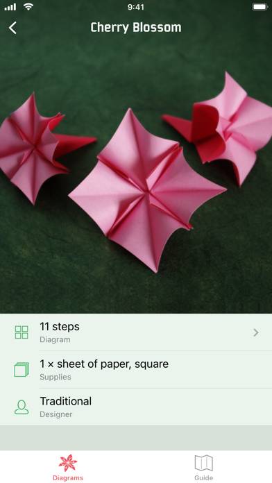 Origami Flowers App screenshot #2