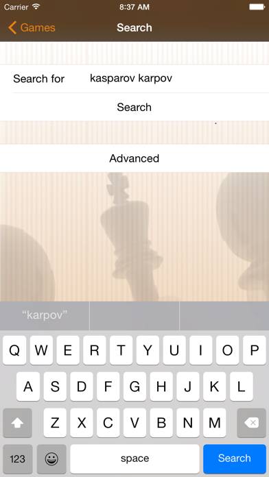 ChessBase Online Captura de pantalla de la aplicación #3