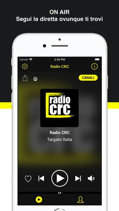 RADIO C.R.C. Targato Italia App screenshot