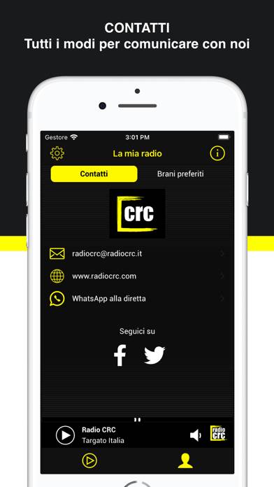 RADIO C.R.C. Targato Italia App screenshot