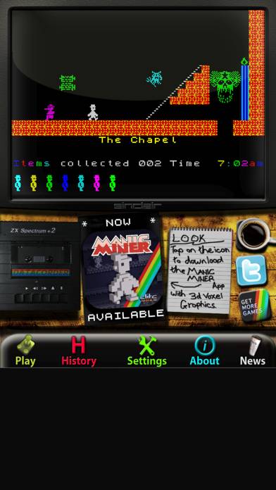 Jet Set Willy: ZX Spectrum Capture d'écran de l'application #4