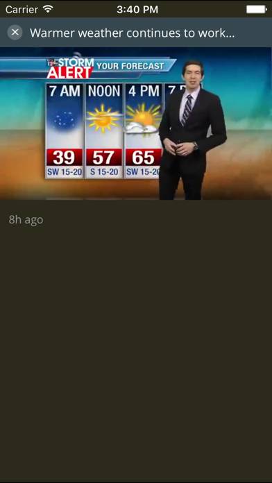 KTXS Weather App screenshot