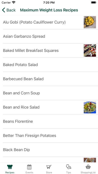 Dr. McDougall Mobile Cookbook App screenshot #2