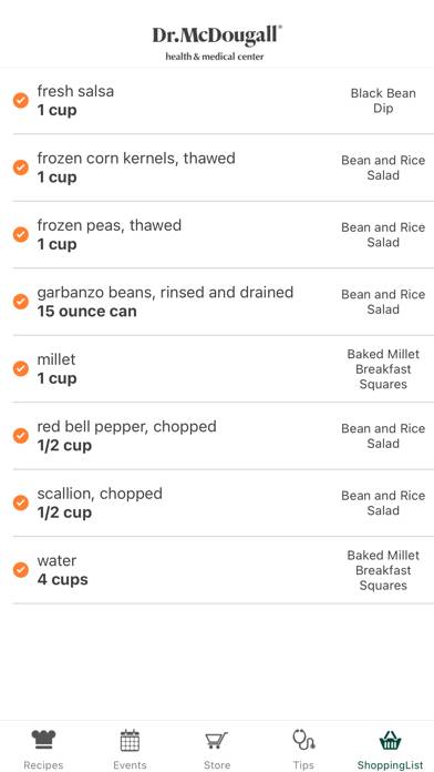 Dr. McDougall Mobile Cookbook App screenshot #6