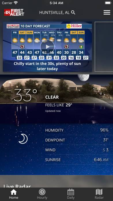 WAFF 48 First Alert Weather App screenshot #1