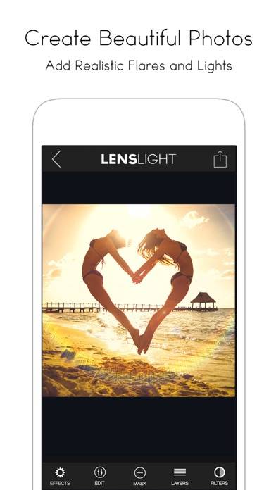 LensLight Visual Effects Captura de pantalla de la aplicación #2