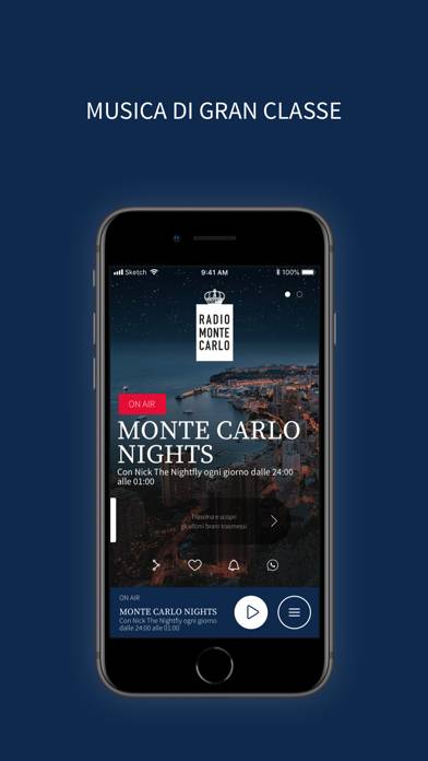 Radio Monte Carlo – RMC App screenshot #1