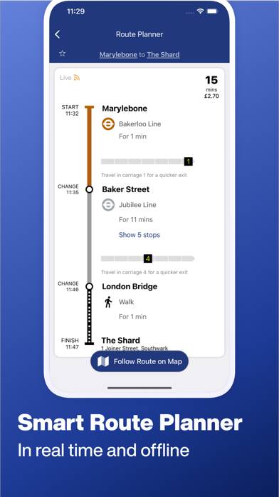 Tube Map Pro App screenshot #3