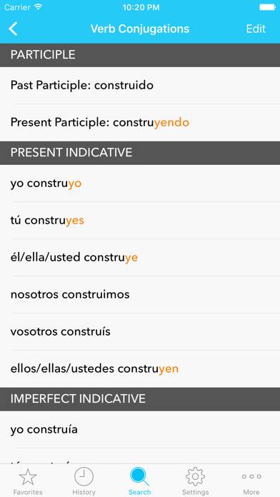English Spanish Dictionary C. App screenshot #2