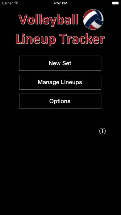 Volleyball Lineup Tracker App screenshot #1