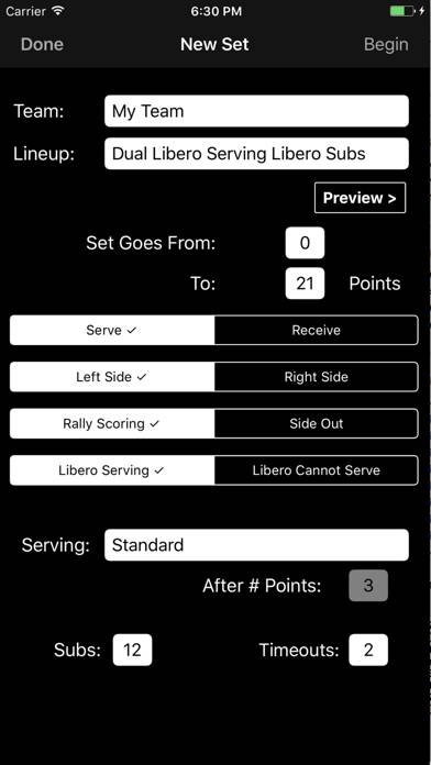 Volleyball Lineup Tracker App screenshot #4