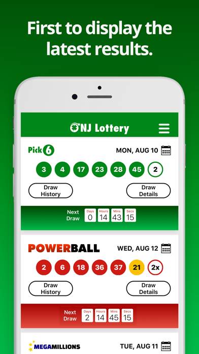 NJ Lottery screenshot