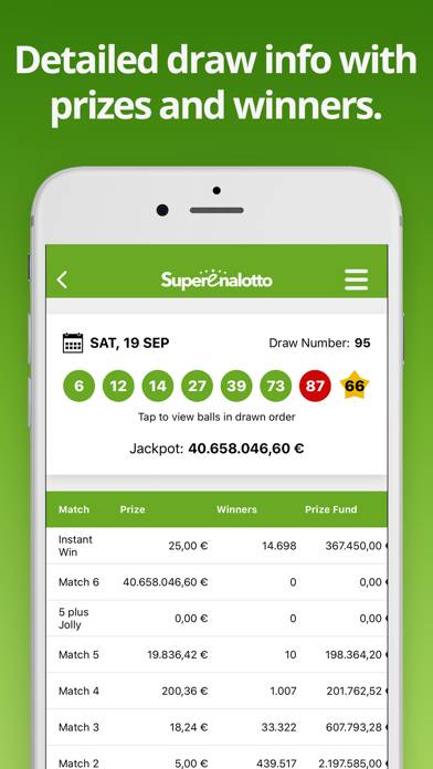 SuperEnalotto App screenshot #2