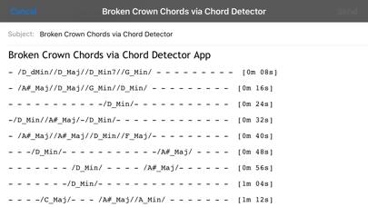 The Chord Detector Captura de pantalla de la aplicación #5