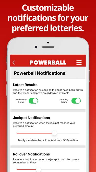 Powerball Lottery App screenshot