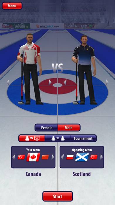 Curling3D HD App screenshot #1