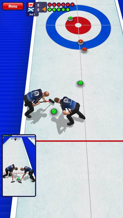 Curling3D HD Schermata dell'app #3