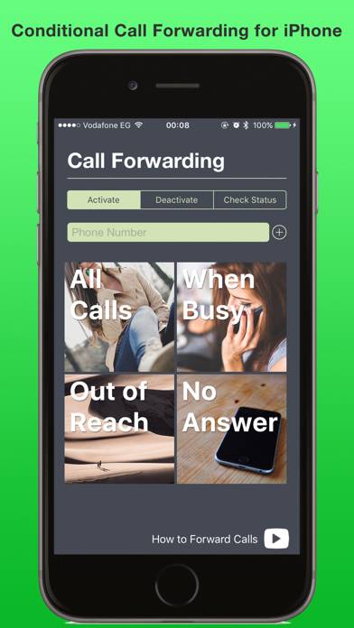 Call Forwarding Schermata dell'app #1